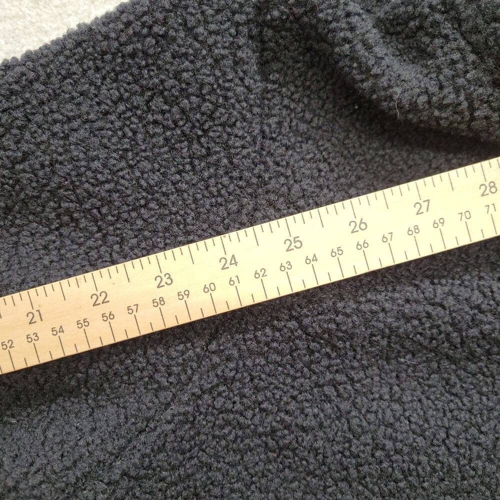 Columbia Womens XL Black Sherpa Teddy Fleece Long Coat Full Zip Jacket - Picture 7 of 8